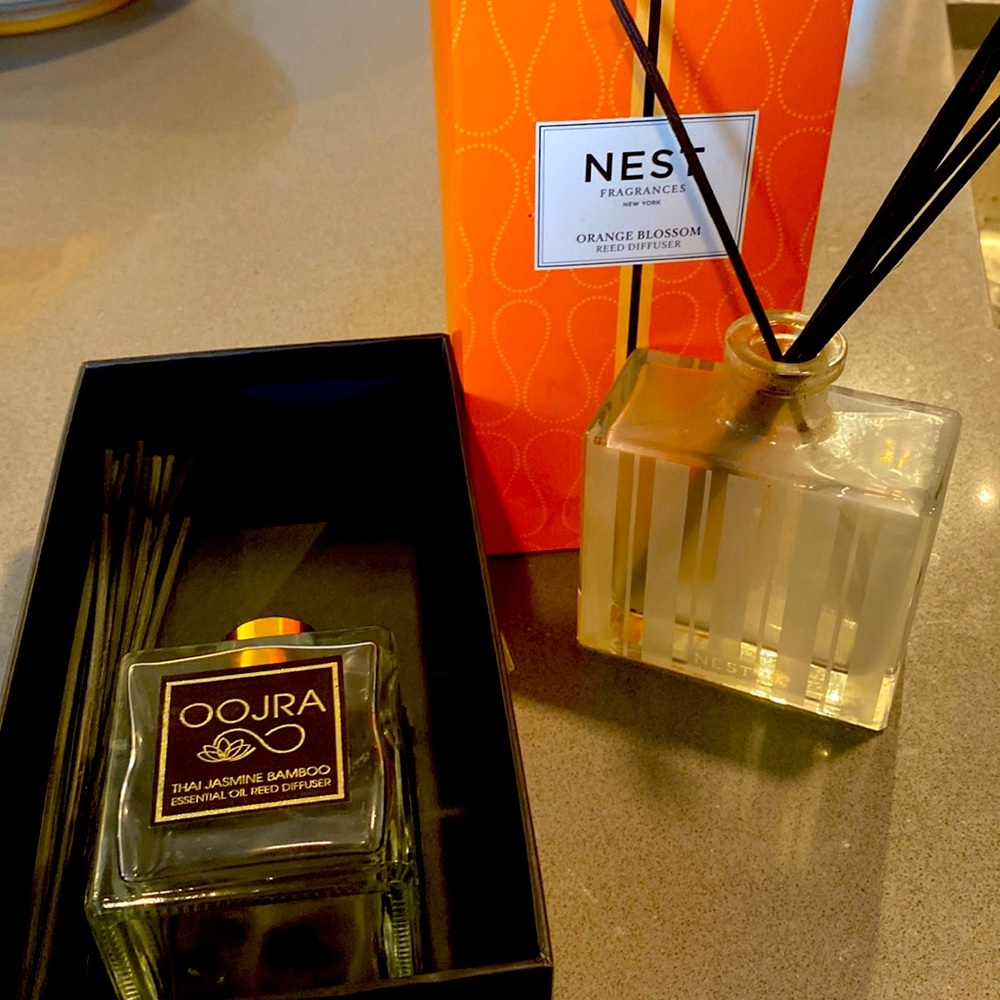 Two Reed diffusers